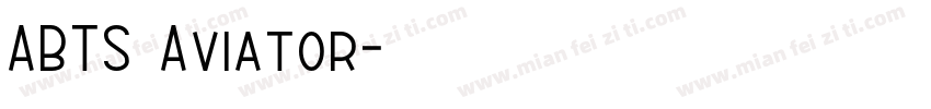 ABTS Aviator字体转换